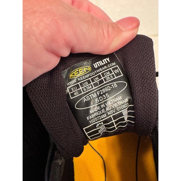 Keen Utility Sparta 2 Soft Toe Size 9.5 EU 40 Women's Black Low Height NWOB Work - Picture 4 of 9